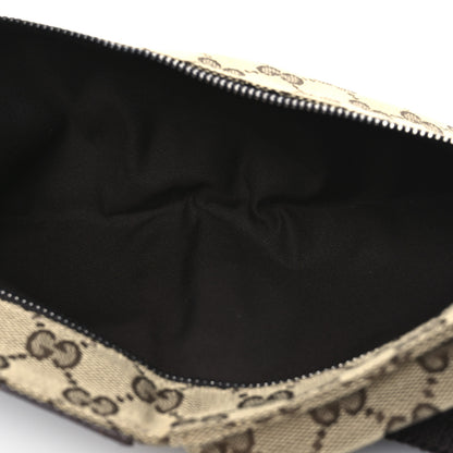 Gucci GG Monogram Double Pocket Belt Bag Dark Brown 5 of 10