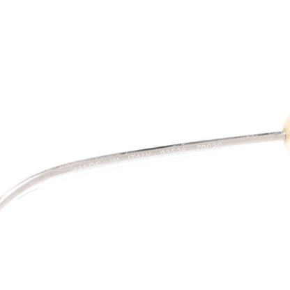 Chanel Pearl Round Sunglasses 03526 Silver 6 of 6