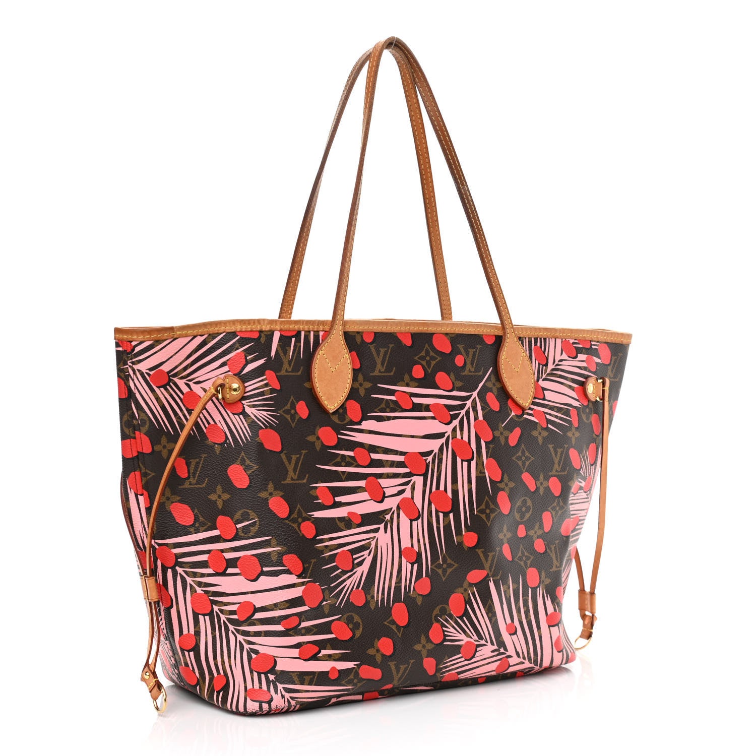 Louis Vuitton Monogram Jungle Dots Neo Neverfull MM Sugar Pink Poppy 3 of 19