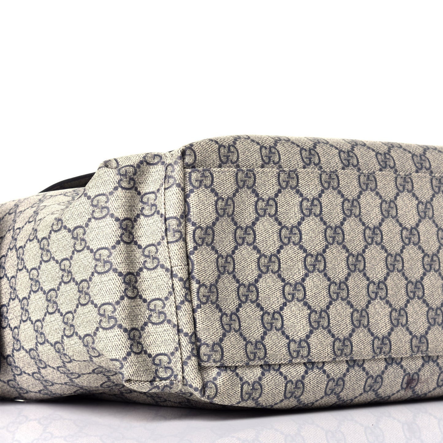 GG Plus Monogram Messenger Diaper Bag Navy