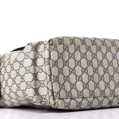Gucci GG Plus Monogram Messenger Diaper Bag Navy 8 of 12