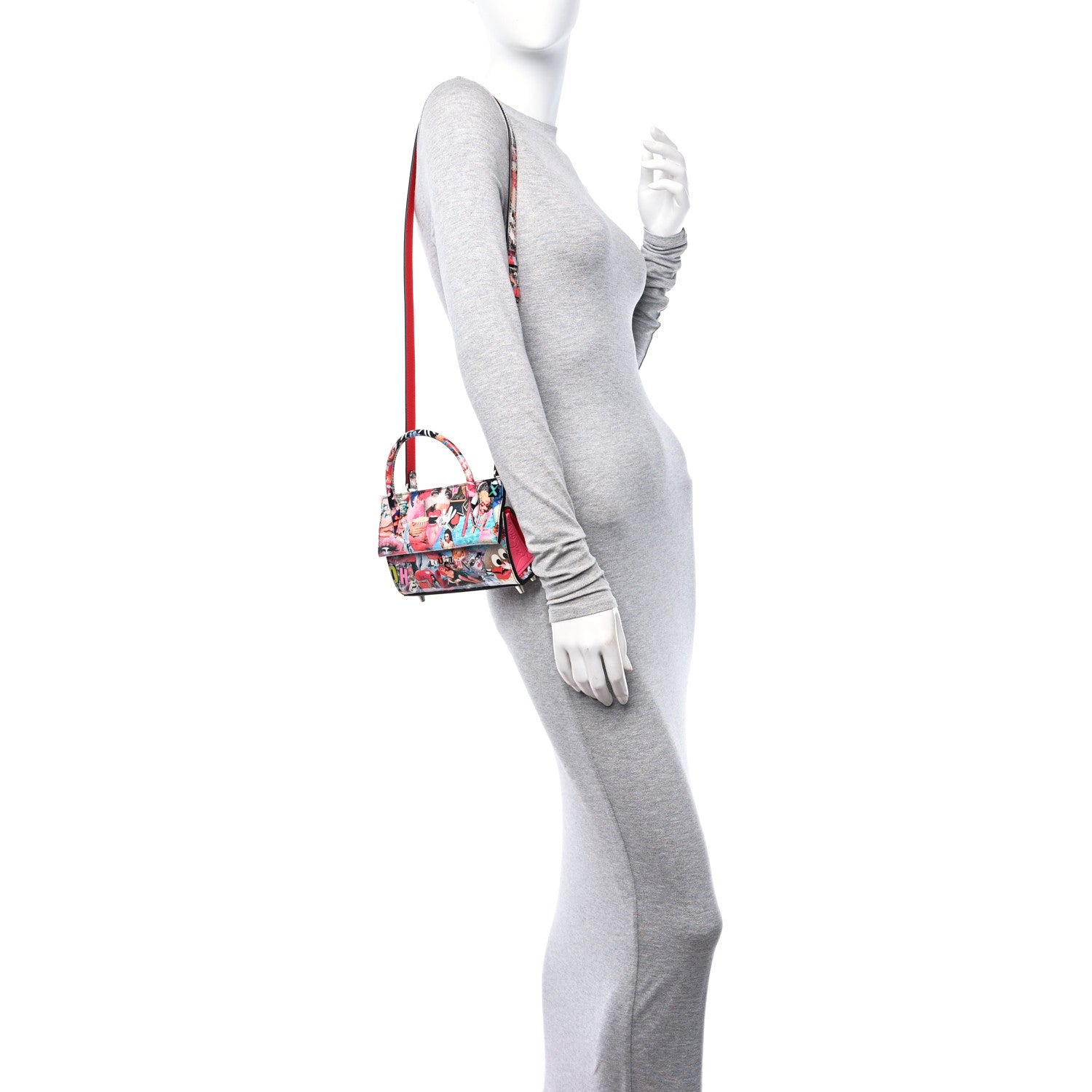 Christian Louboutin Patent Oh Xtian Paloma Baguette Multicolor 2 of 9