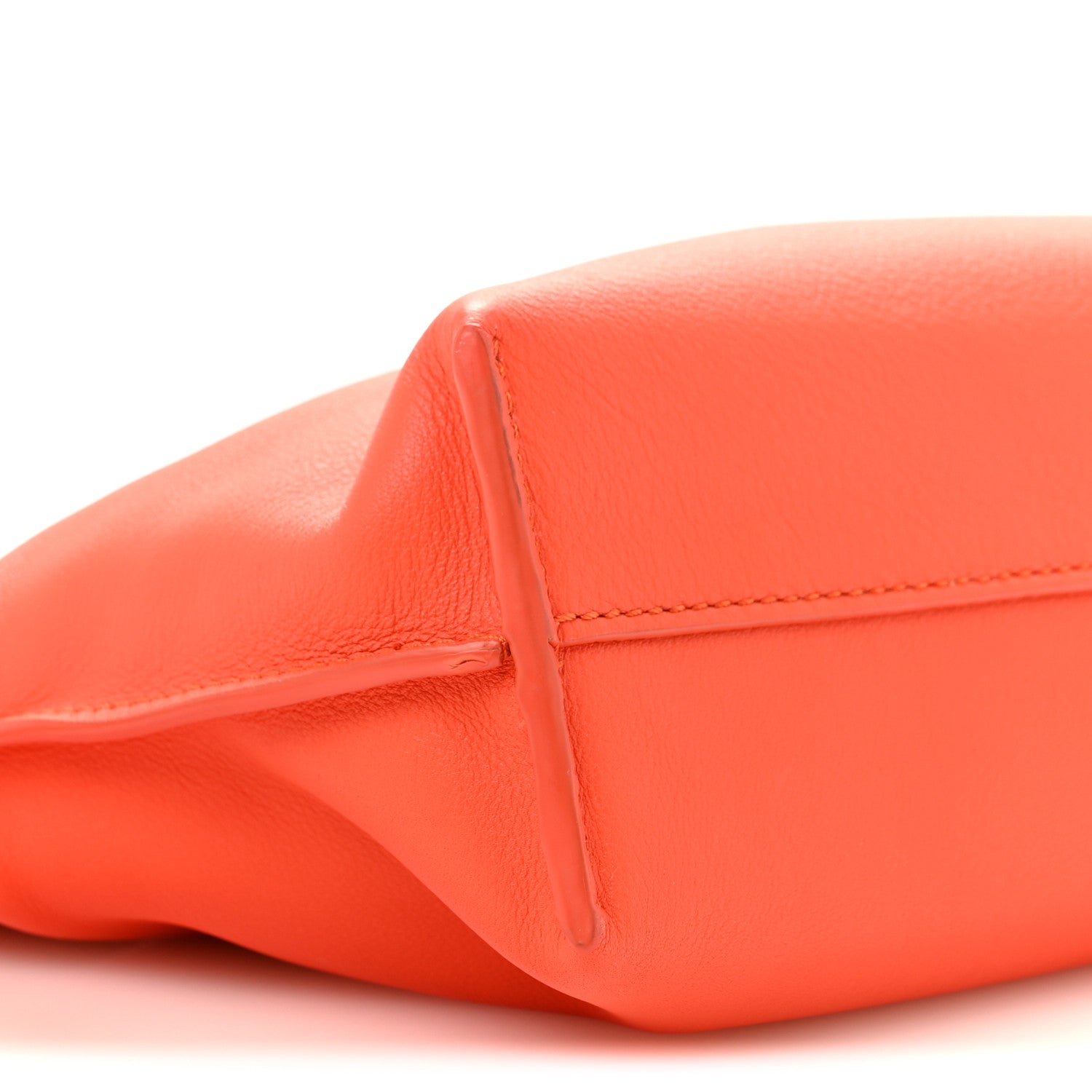 Loewe Nappa Calfskin Mini Flamenco Knot Clutch Sunrise Orange 9 of 12