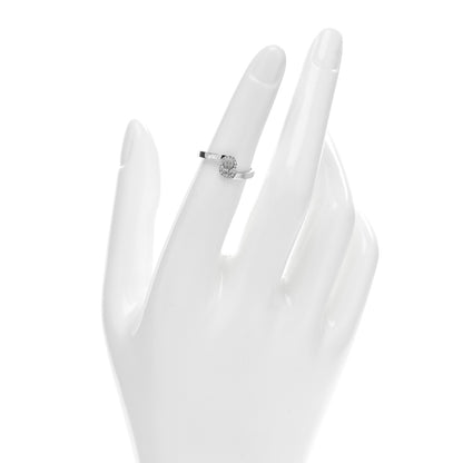 Gucci 18K White Gold Diamond Running G Ring 49 4.75 2 of 5