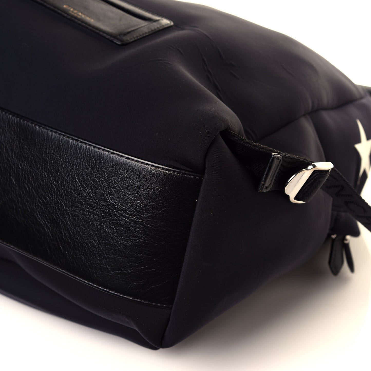 Neoprene Calfskin Star Backpack Black