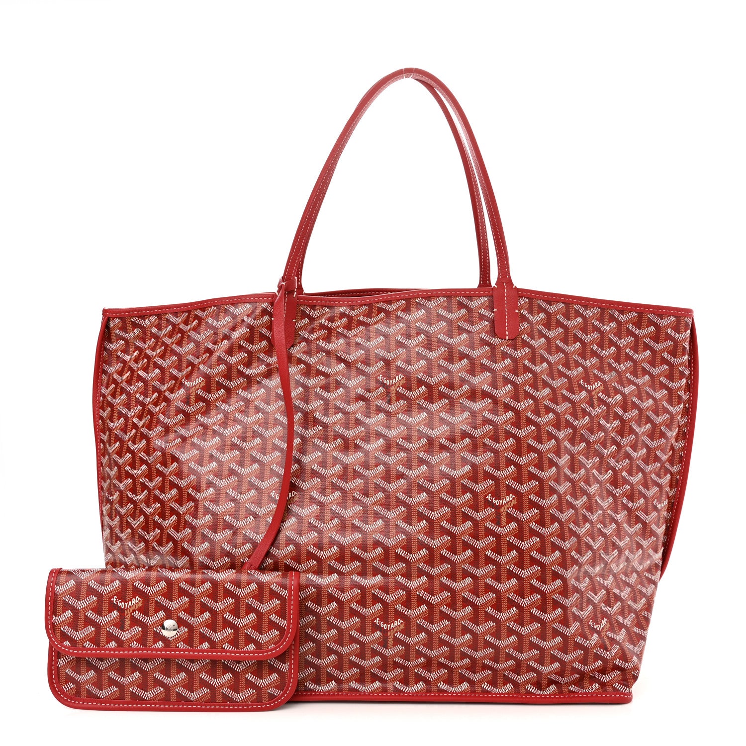 Goyard Goyardine Reversible Anjou GM Red 1 of 15