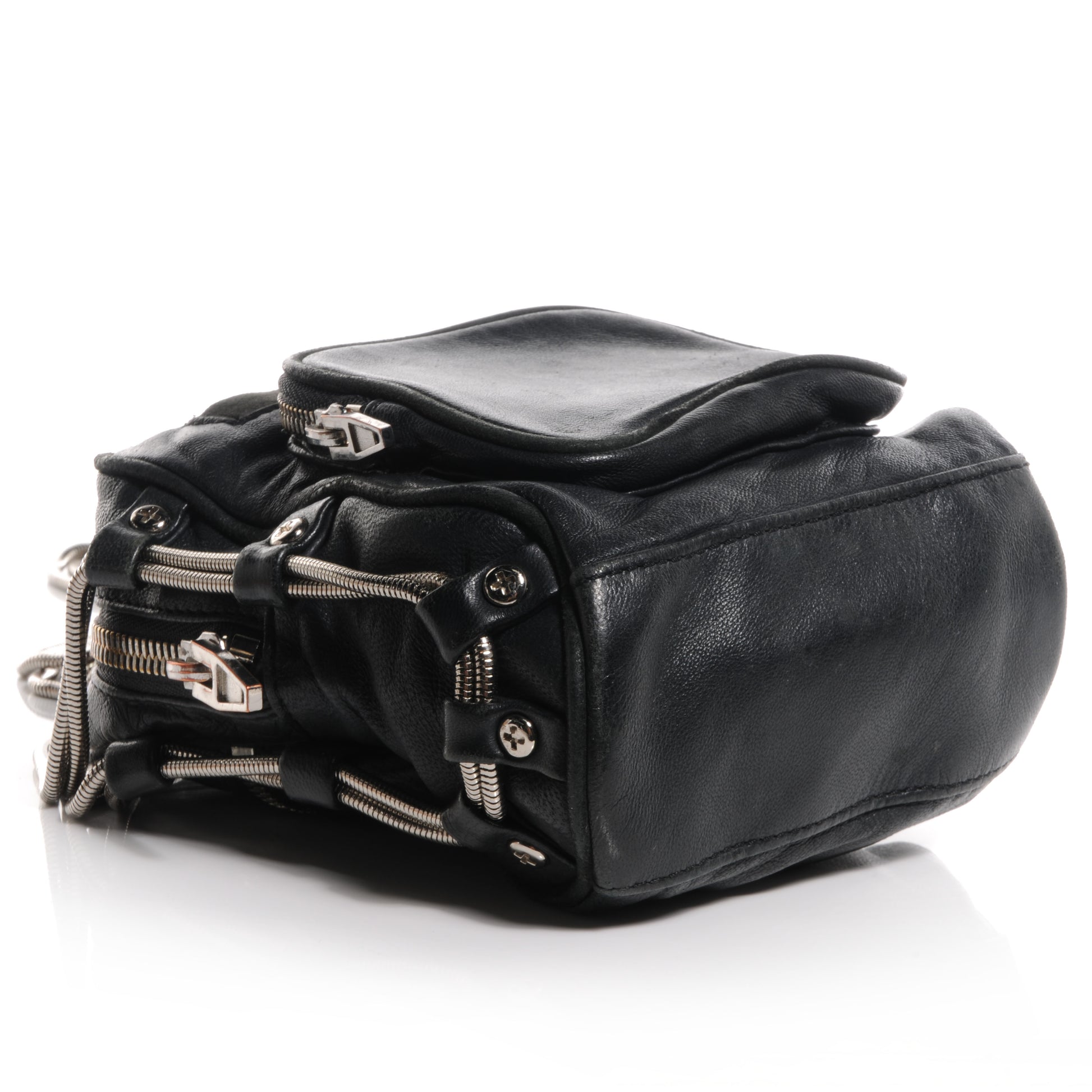 Alexander Wang Lambskin Mini Brenda Chain Camera Bag Black 4 of 7