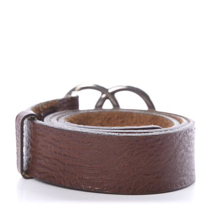 Gucci Calfskin Double G Belt 95 38 Dark Brown 2 of 5