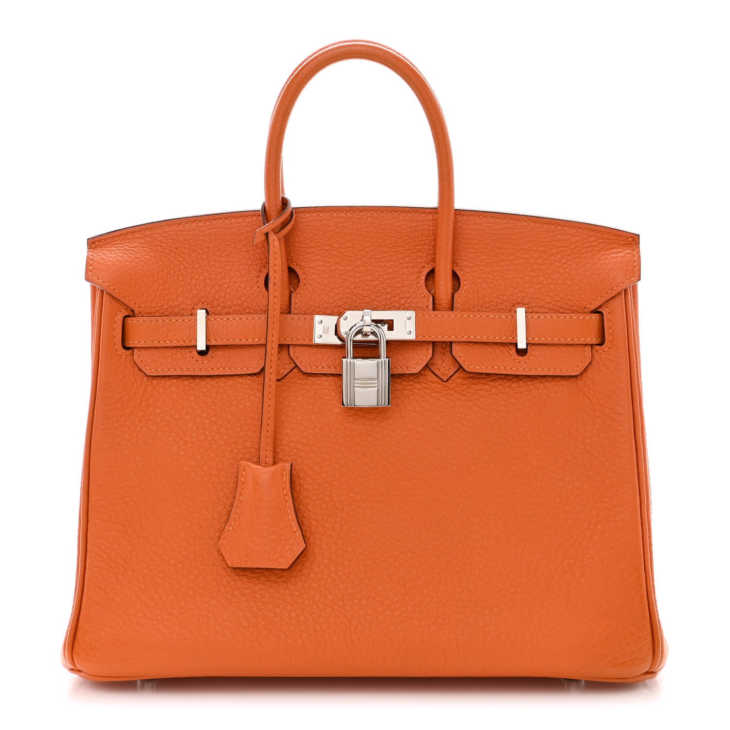 Hermes Togo Birkin 25 Orange 1 of 10