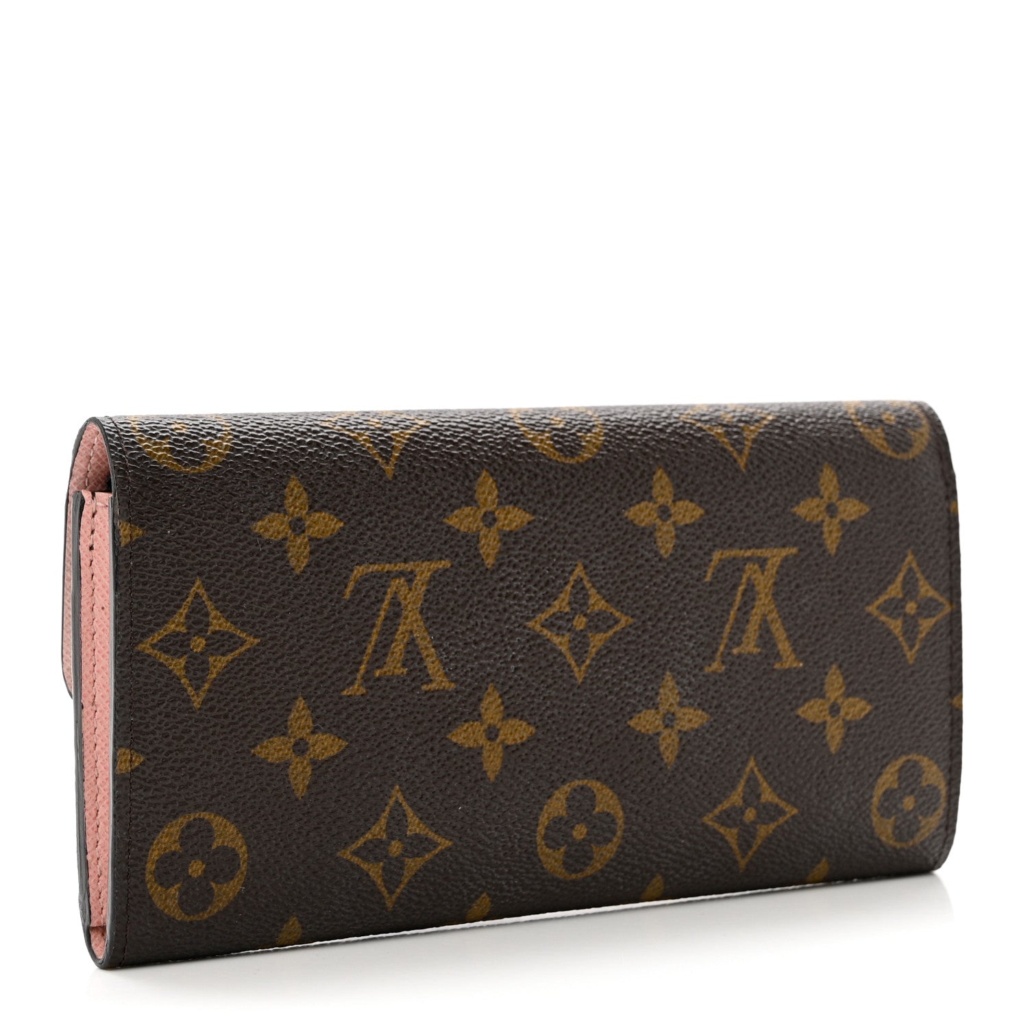 Louis Vuitton Monogram Emilie Wallet Rose Ballerine 2 of 6