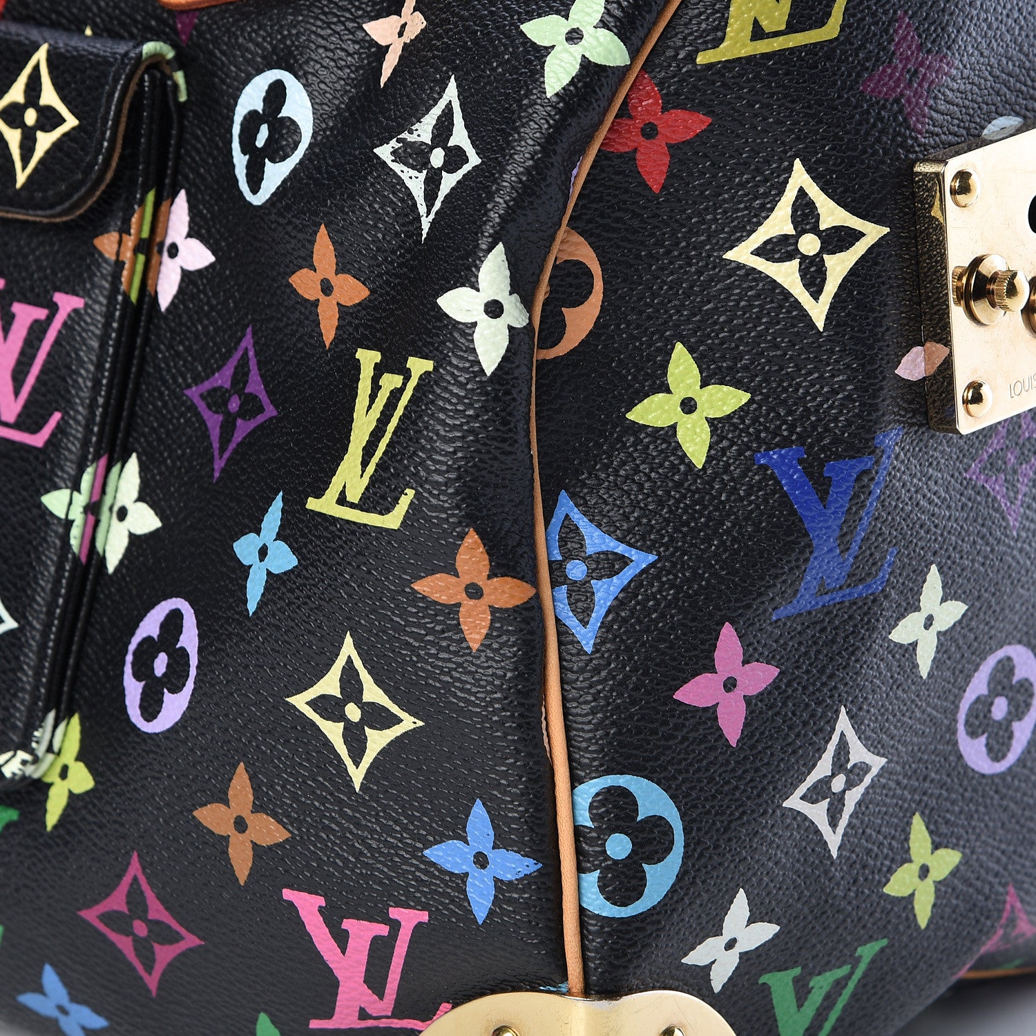 Louis Vuitton Monogram Multicolor Speedy 30 Black 15 of 15