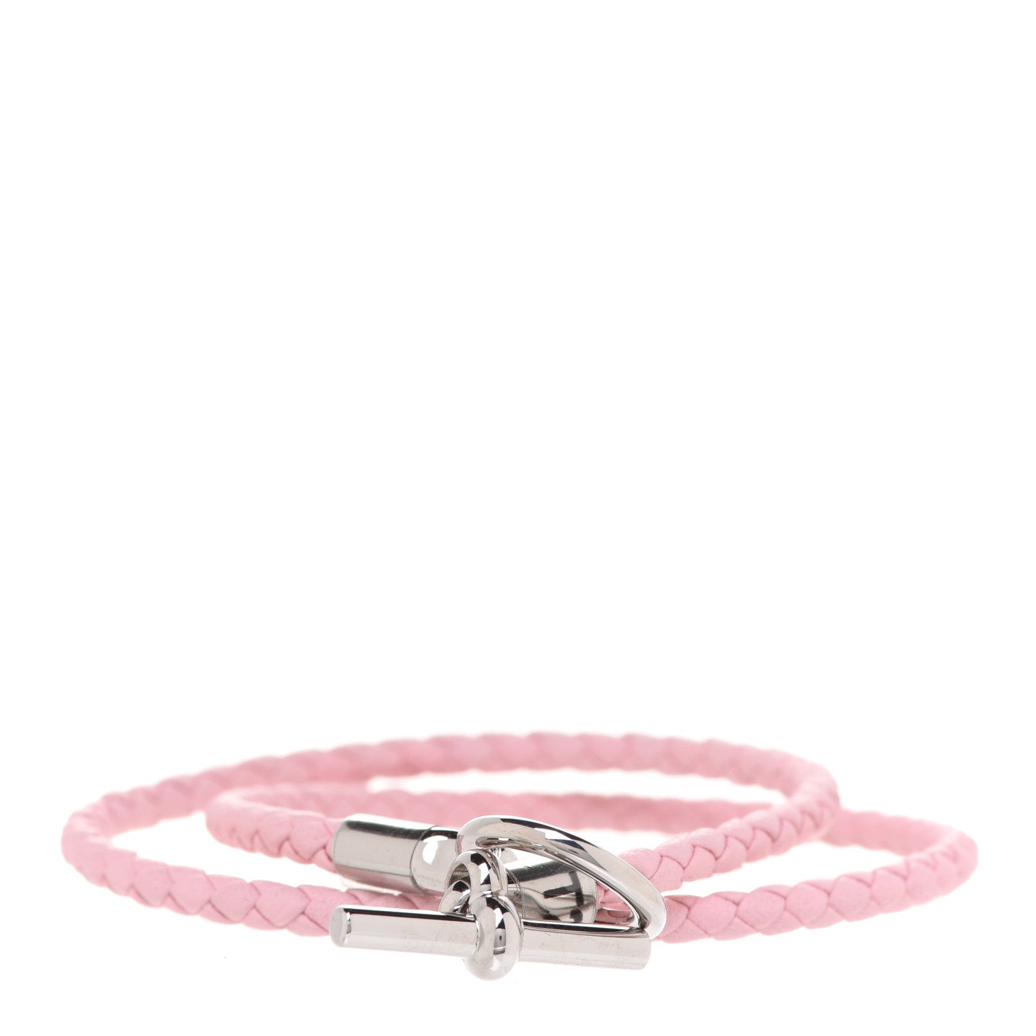 Hermes Swift Glenan Double Tour Bracelet T2 Rose Sakura 1 of 6