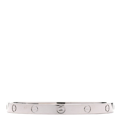 Cartier 18K White Gold LOVE Bracelet 18 1 of 4