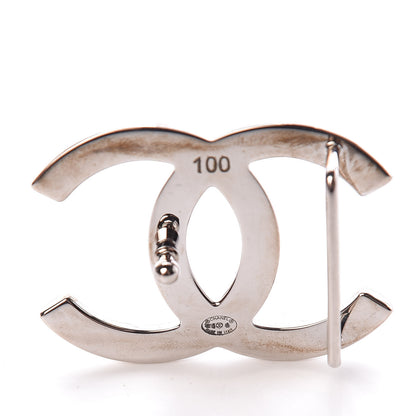 Chanel Patent Calfskin CC Reversible Belt 100 Black 4 of 8
