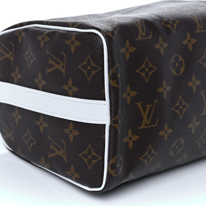 Louis Vuitton Monogram LV Match Speedy Bandouliere 25 White 10 of 11