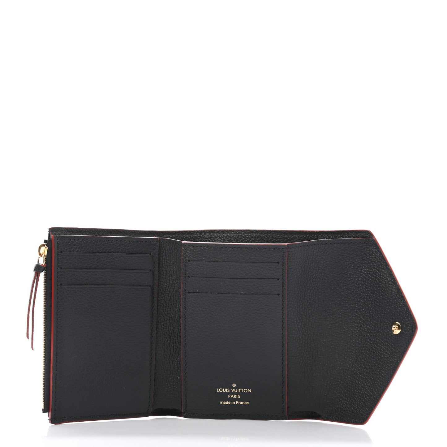 Empreinte Victorine Wallet Marine Rouge