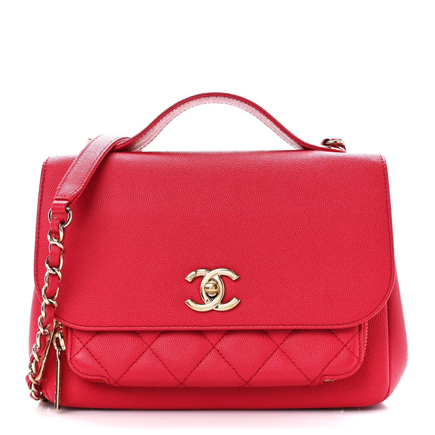 Chanel Caviar Quilted Medium Business Affinity Flap Red 1 of 11