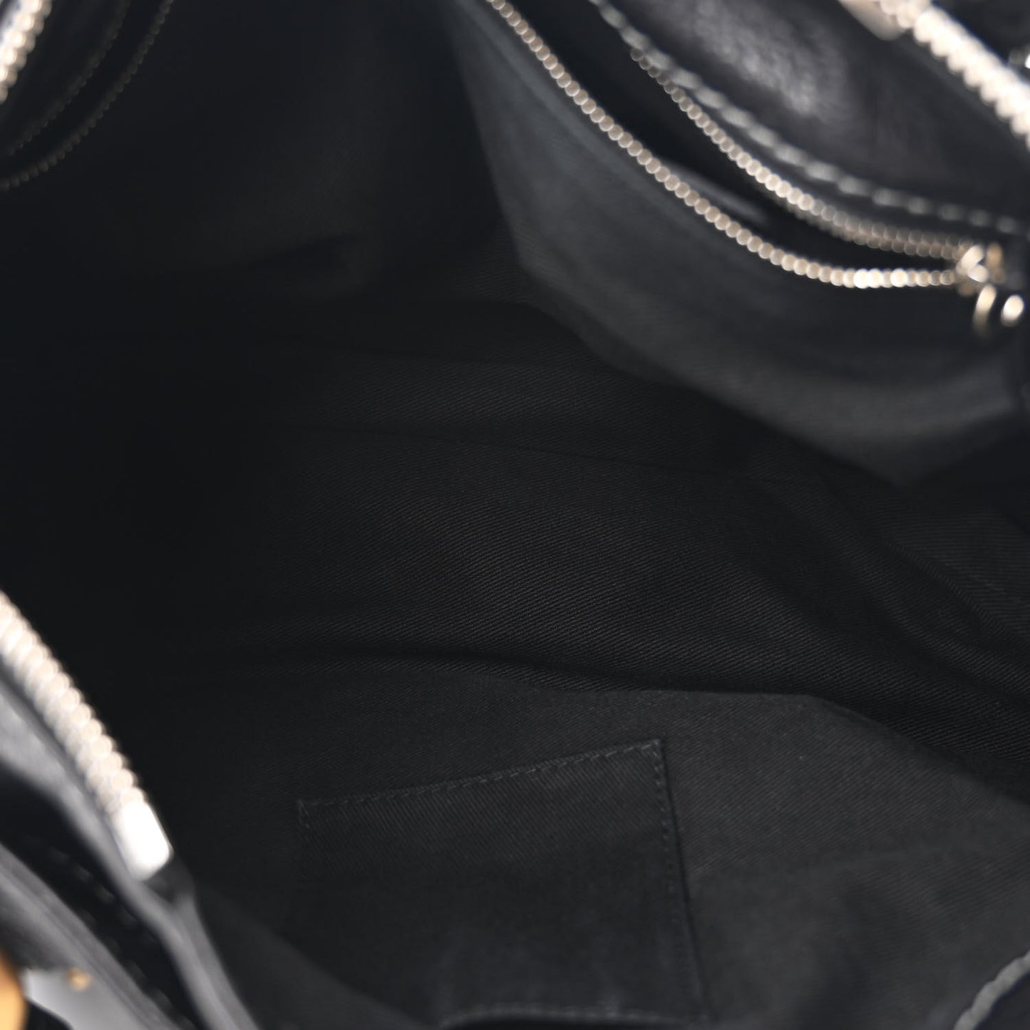 Calfskin Medium Paddington Satchel Black