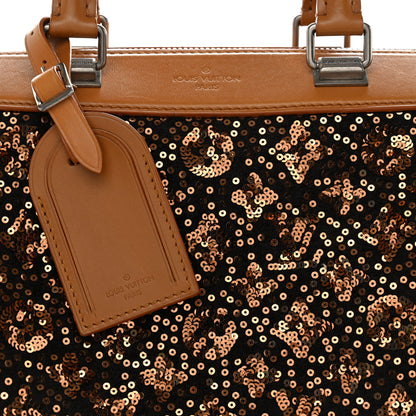 Louis Vuitton Sequin Monogram Sunshine Express Speedy Gold 7 of 9