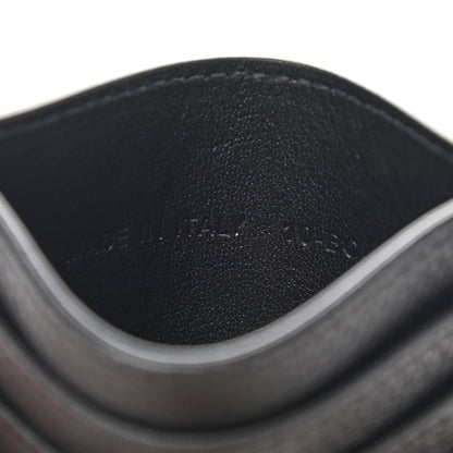 Christian Dior Grained Calfskin Oblique Card Holder Black 7 of 7