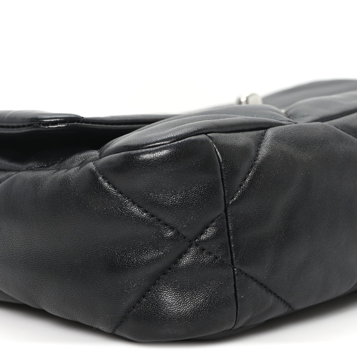 Chanel Lambskin Quilted Medium Chanel 19 Flap Black 9 of 11