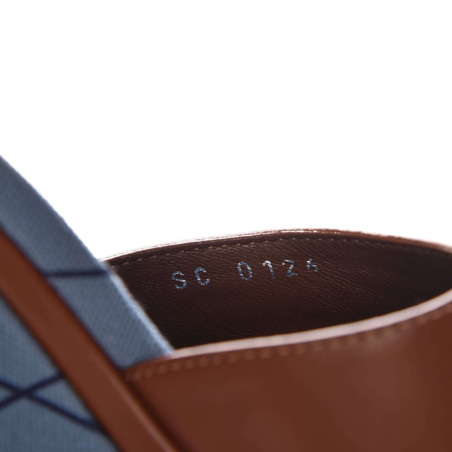 Louis Vuitton Denim Malletage Blossom Sandal 39 6 of 10