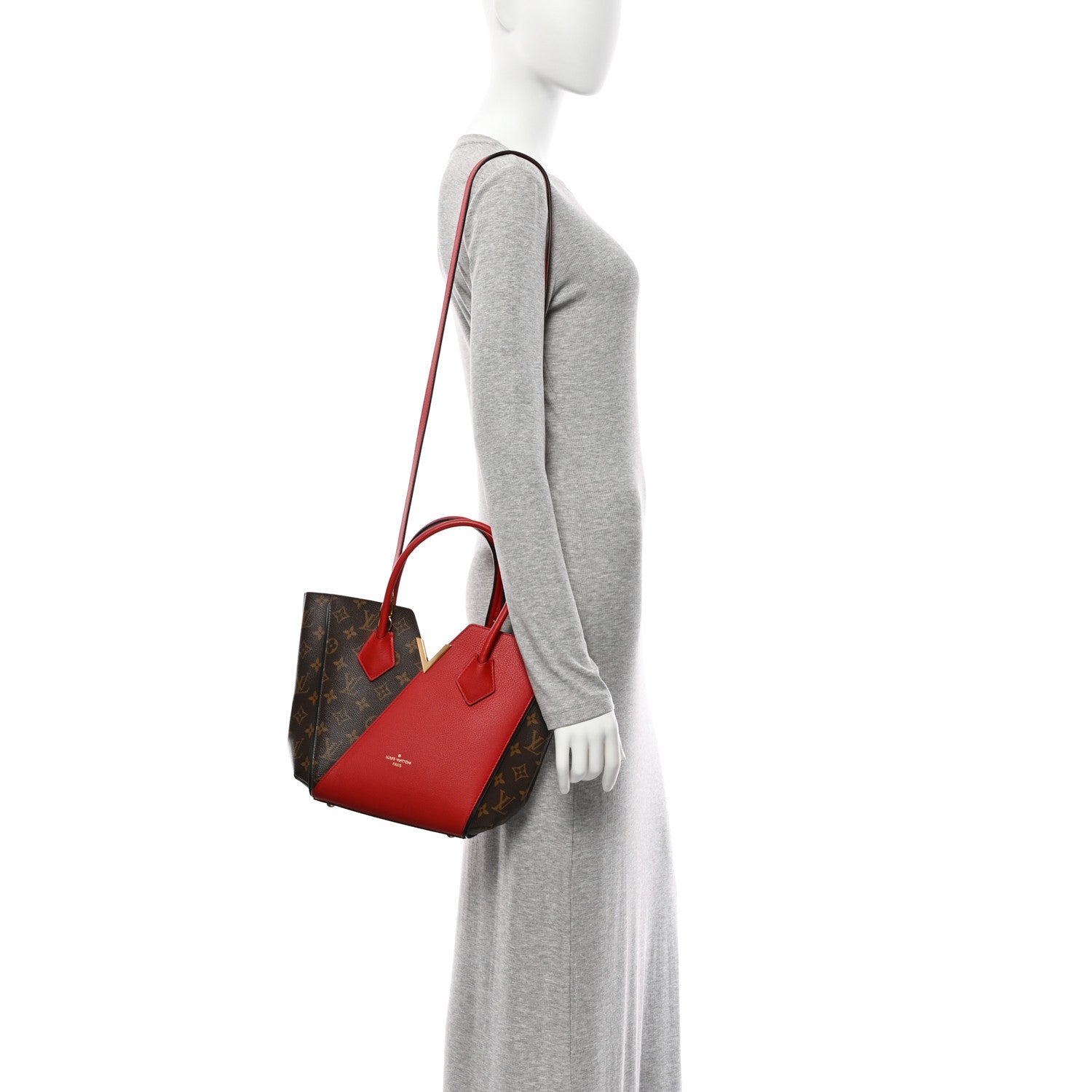 Louis Vuitton Calfskin Monogram Kimono Tote Cherry 2 of 10