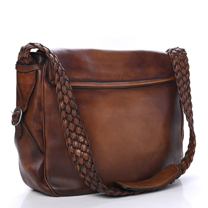 Gucci Calfskin Messenger Bag Brown 2 of 4