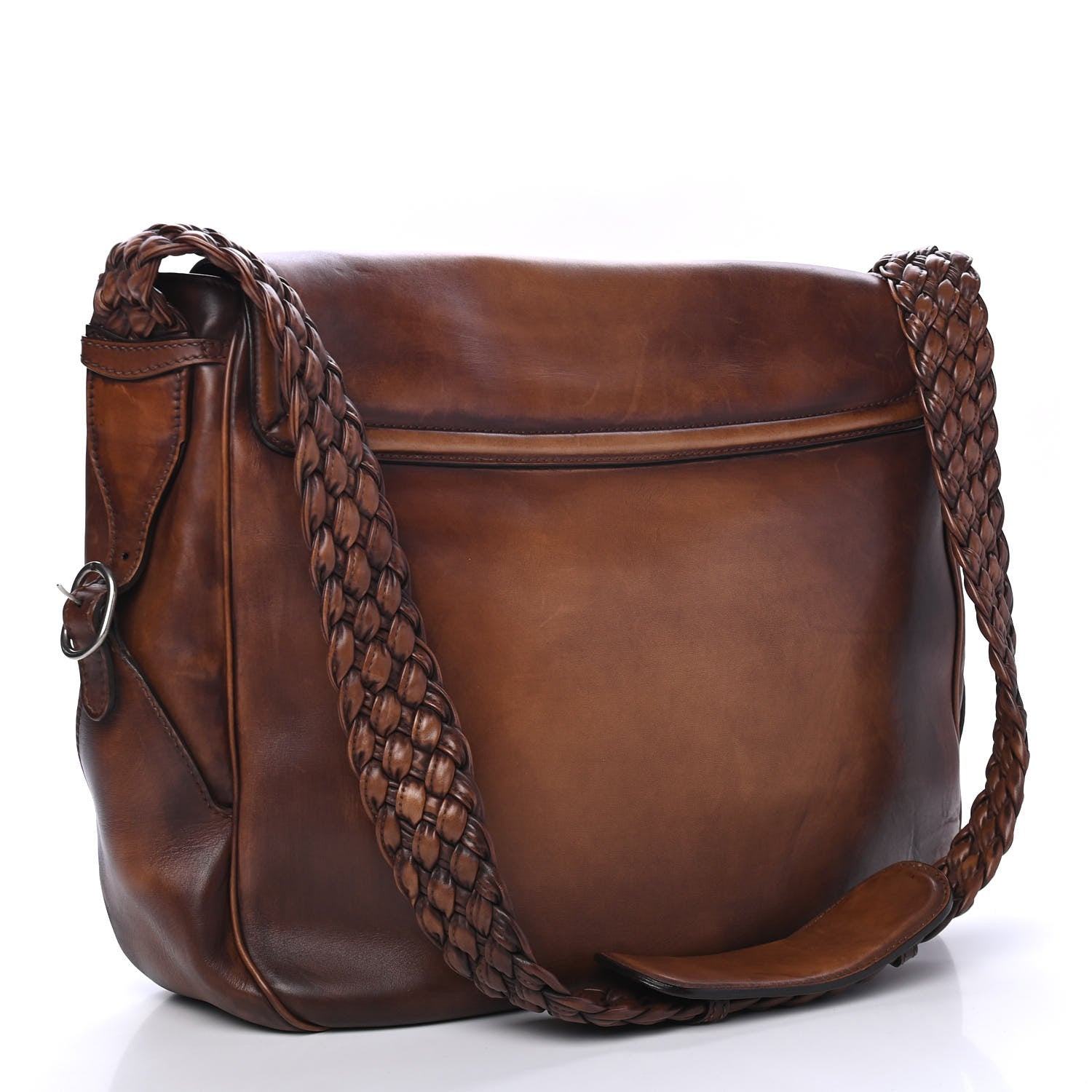 Gucci Calfskin Messenger Bag Brown 2 of 4