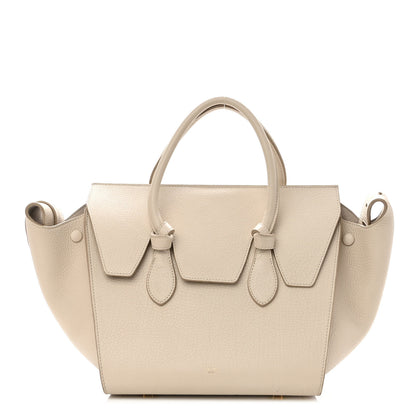 Celine Crisped Calfskin Mini Tie Knot Tote Chalk 1 of 13