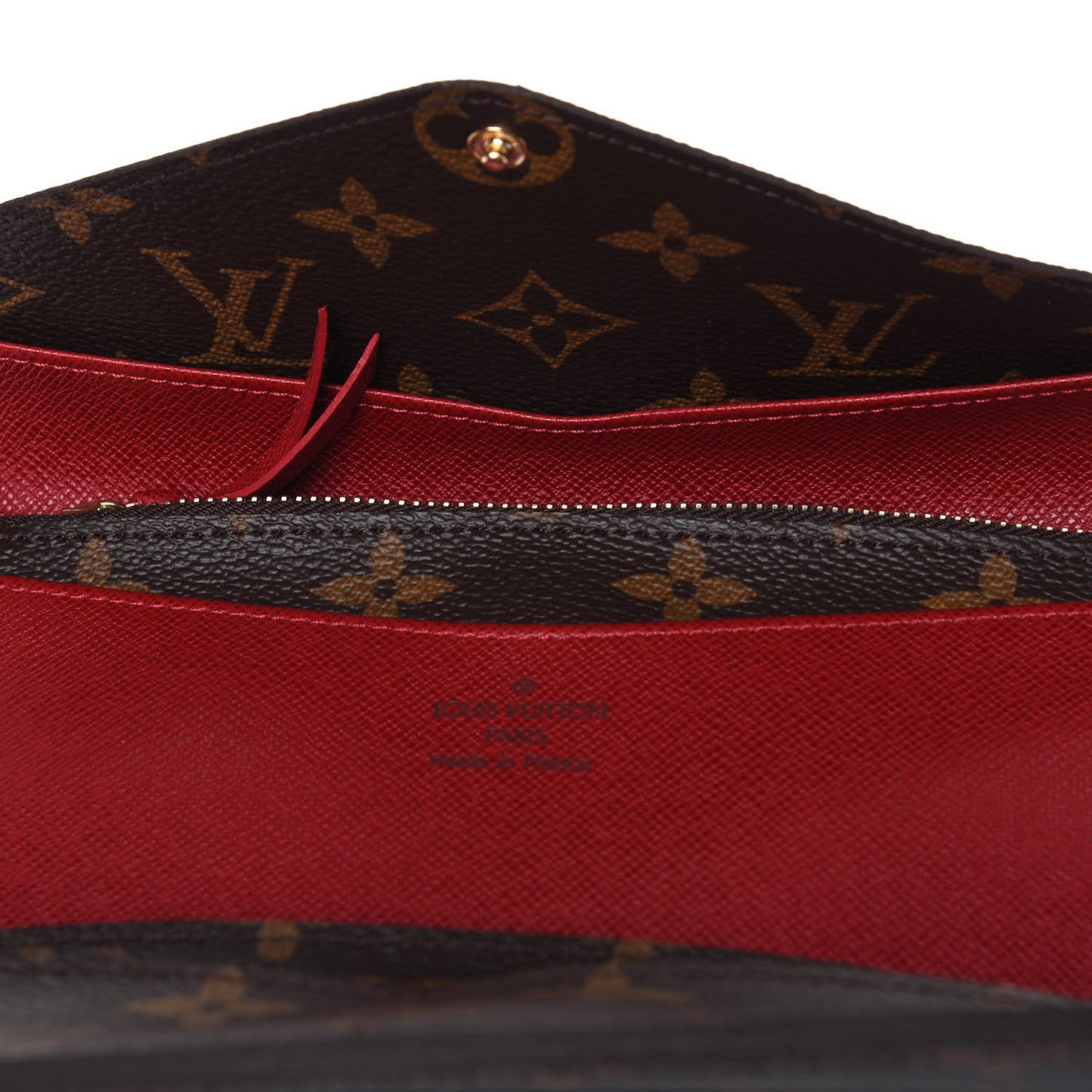 Monogram Josephine Wallet Rouge