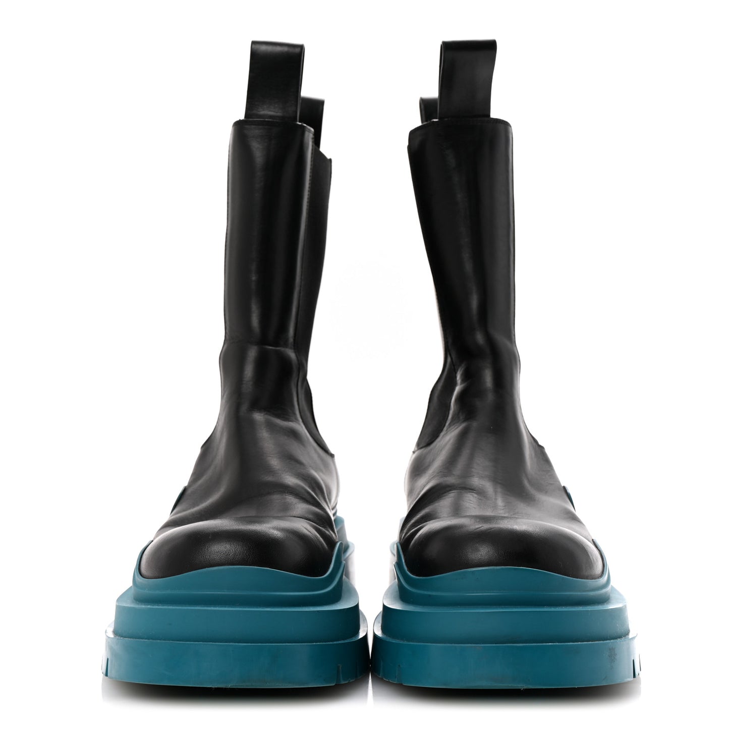 Calfskin The Tire Mens Chelsea Boots 43 Black Blaster