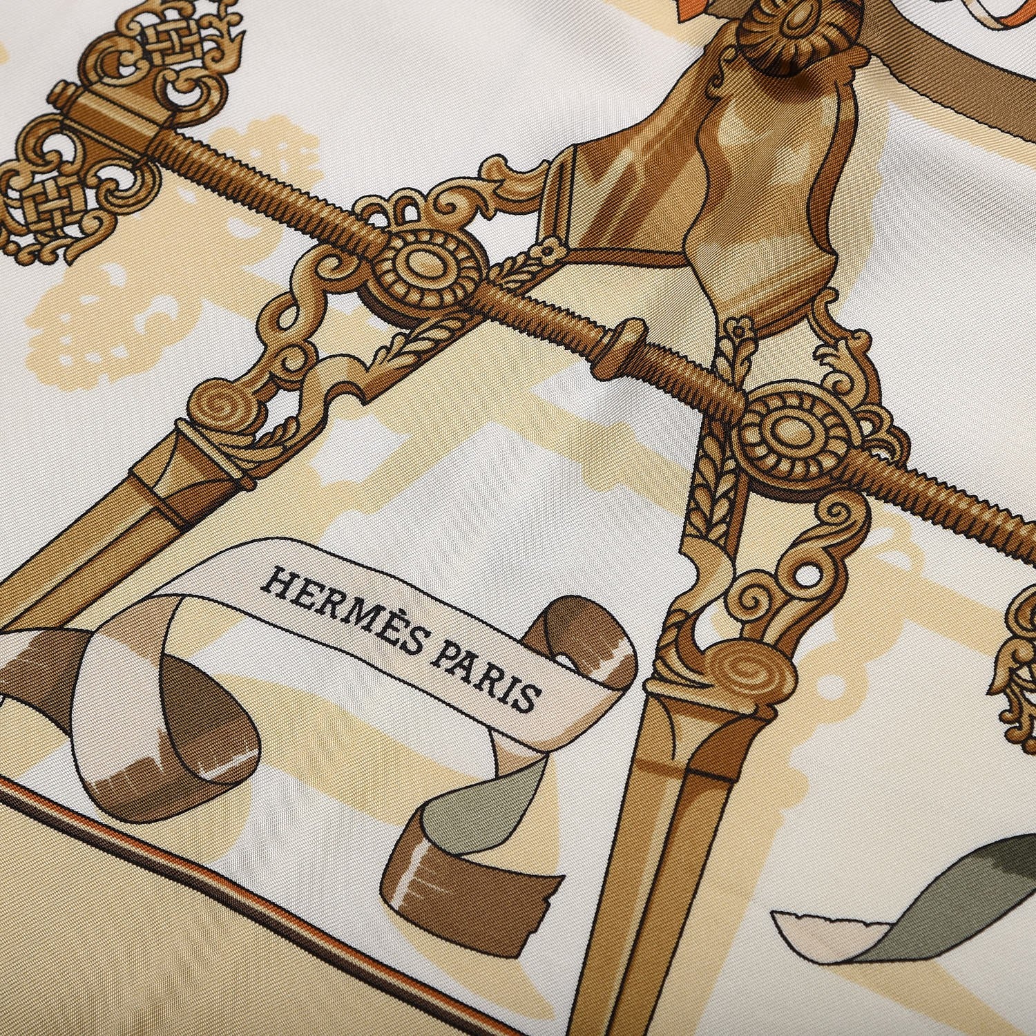 Hermes Silk Copeaux Scarf 90 4 of 9