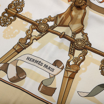 Hermes Silk Copeaux Scarf 90 4 of 9