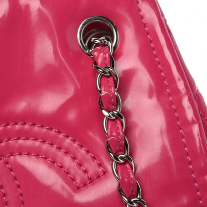 Chanel Vinyl Lipstick Ligne Accordion Tote Pink 9 of 11