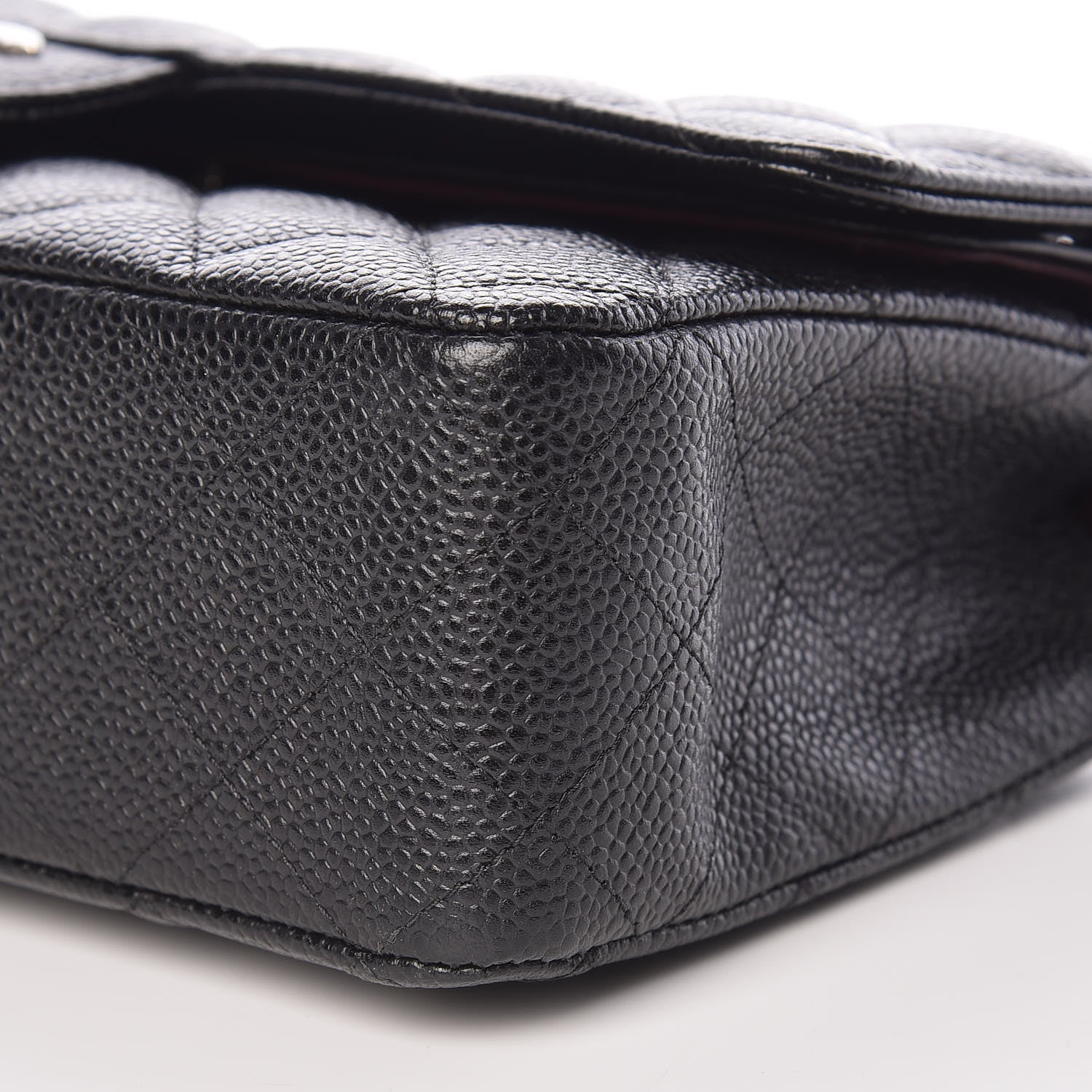 Chanel Caviar Quilted Medium Double Flap Black 9 of 10