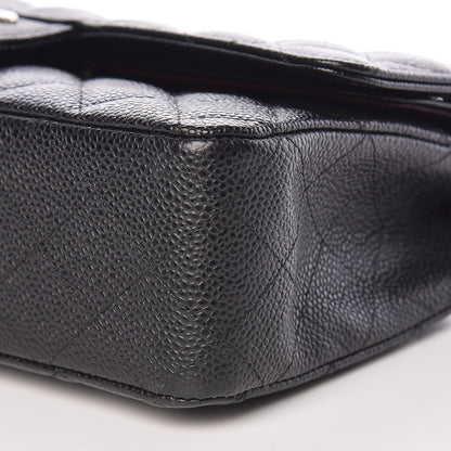 Chanel Caviar Quilted Medium Double Flap Black 9 of 10