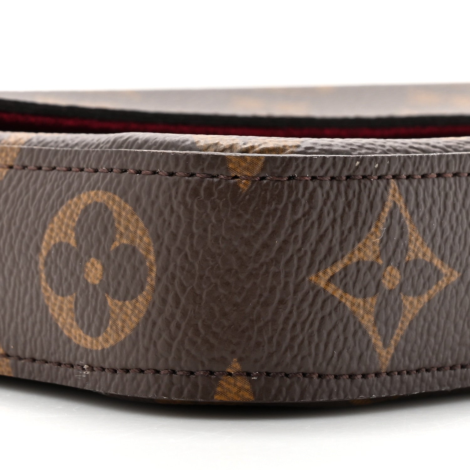 Louis Vuitton Monogram Pochette Felicie Chain Wallet Fuchsia 12 of 14