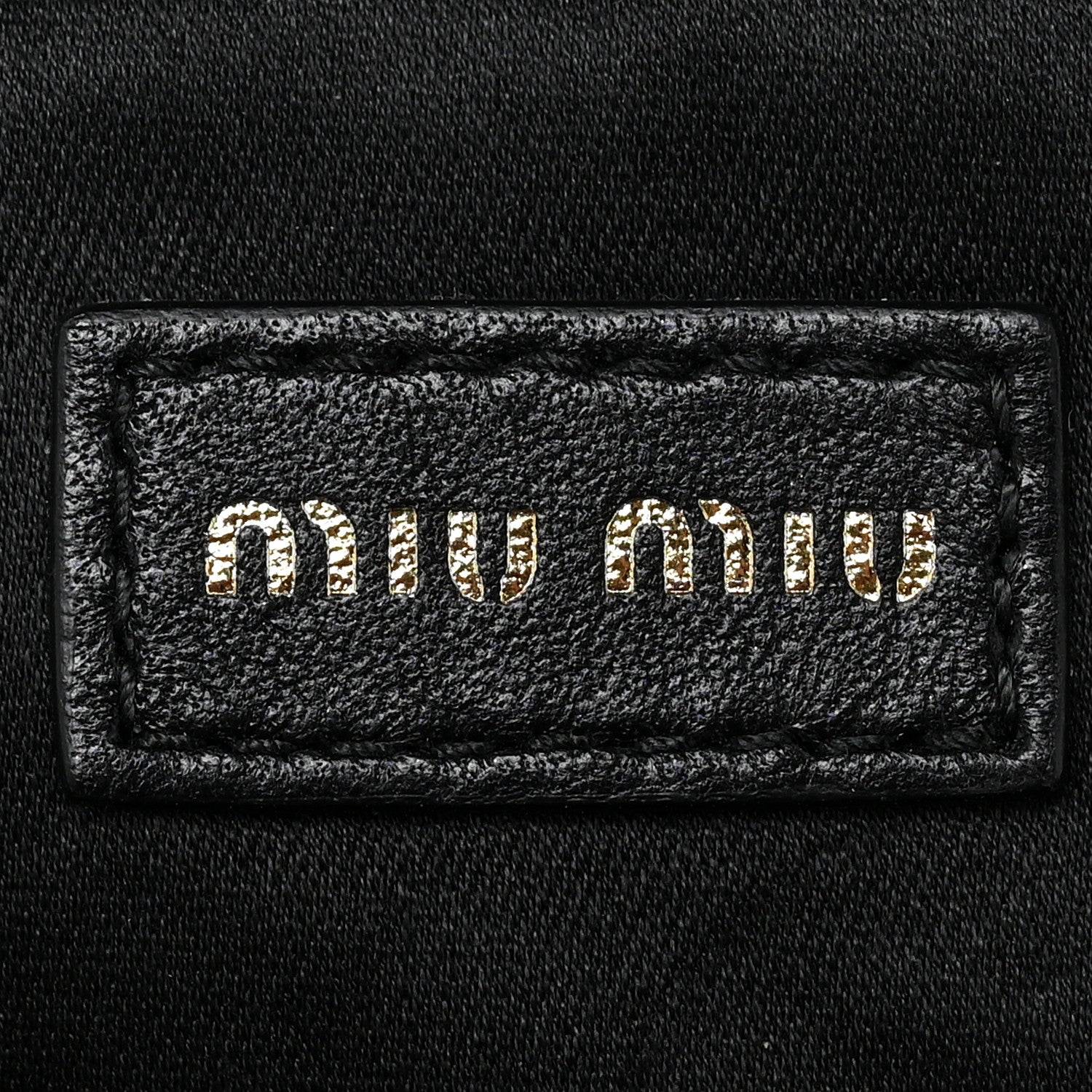Miu Miu Nappa Matelasse Mini Bandoliera Crossbody Black 6 of 11