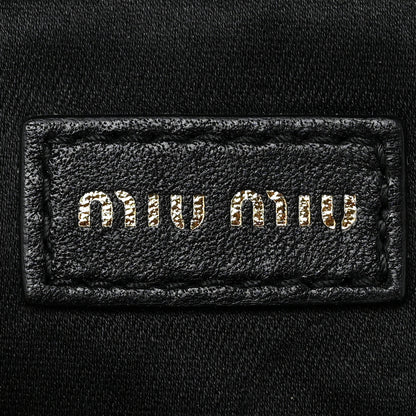 Miu Miu Nappa Matelasse Mini Bandoliera Crossbody Black 6 of 11
