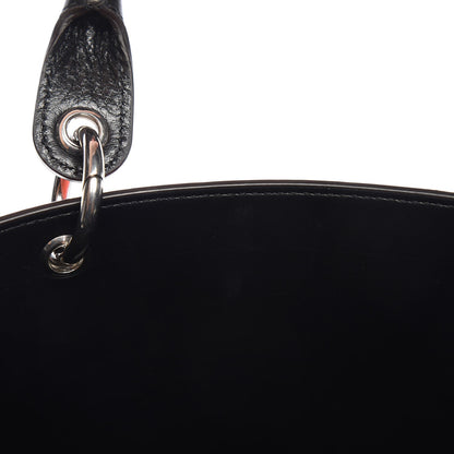 Mulberry Printed Calfskin Maple Tote Black Orange Chalk 7 of 9