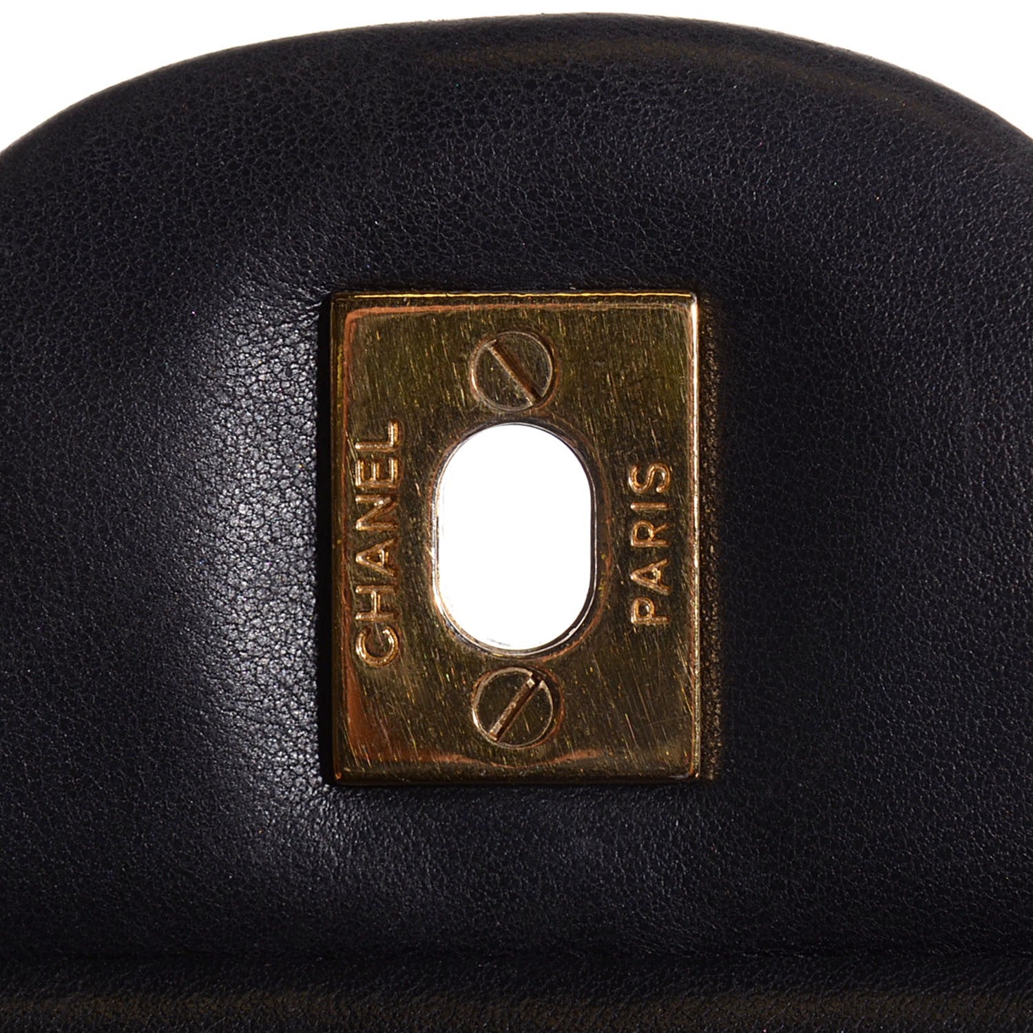 Chanel Lambskin Quilted Jumbo Single Flap Black 7 of 8