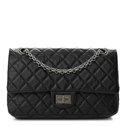 Chanel Aged Calfskin Quilted 2.55 Reissue 225 Flap Black 1 of 10