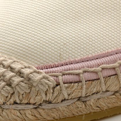 Gucci Canvas Grossgrain Embroidered Judit Ankle Wrap Platform 35/120mm Espadrille Wedges 39 White Shell 9 of 10
