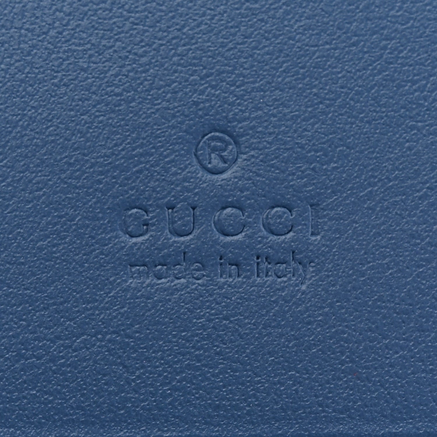 Gucci Calfskin Matelasse Aria GG Marmont Card Case Wallet Clear Blue 6 of 9