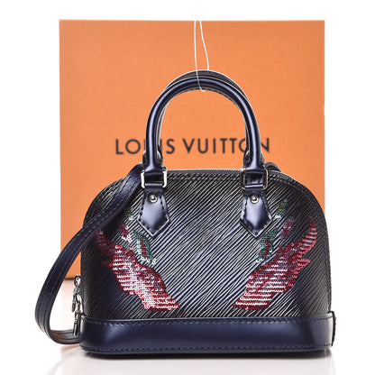 Louis Vuitton Epi Sequins Flame Alma Nano Blue Nuit 9 of 9