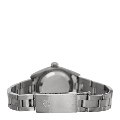 Rolex Stainless Steel 26mm Oyster Perpetual Date Watch Blue 79160 3 of 4