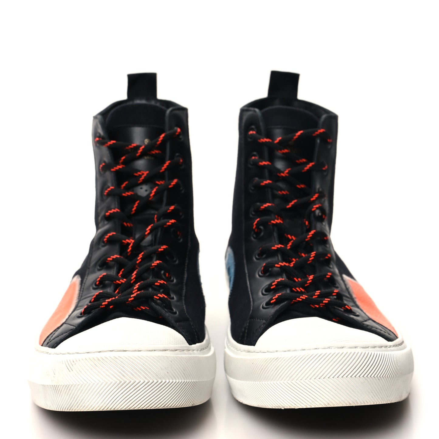 Canvas LV Forever Mens Tattoo Sneaker Boots 10 Black