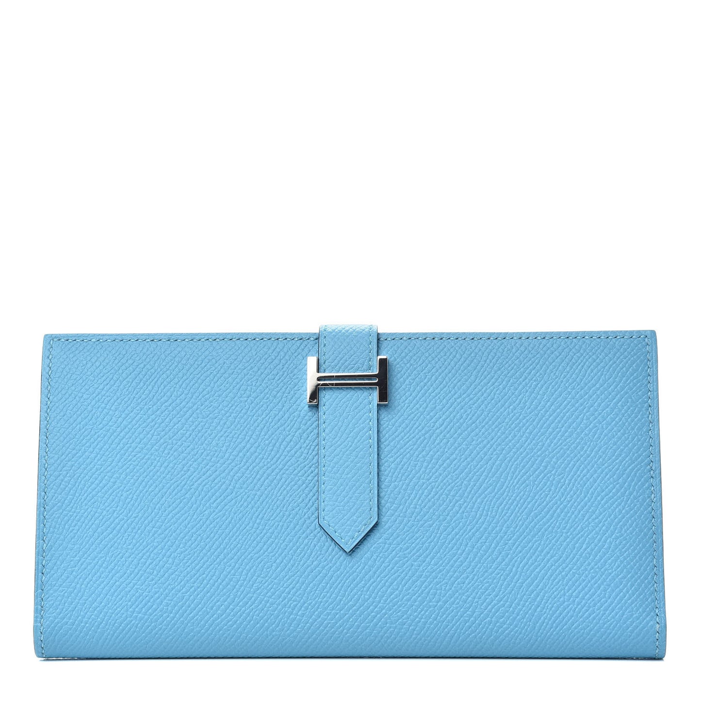 Epsom Bearn Verso Gusset Wallet Blue du Nord Rouge De Coeur
