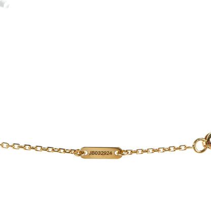 Van Cleef & Arpels 18K Yellow Gold Mother of Pearl Sweet Alhambra Pendant Necklace 4 of 7
